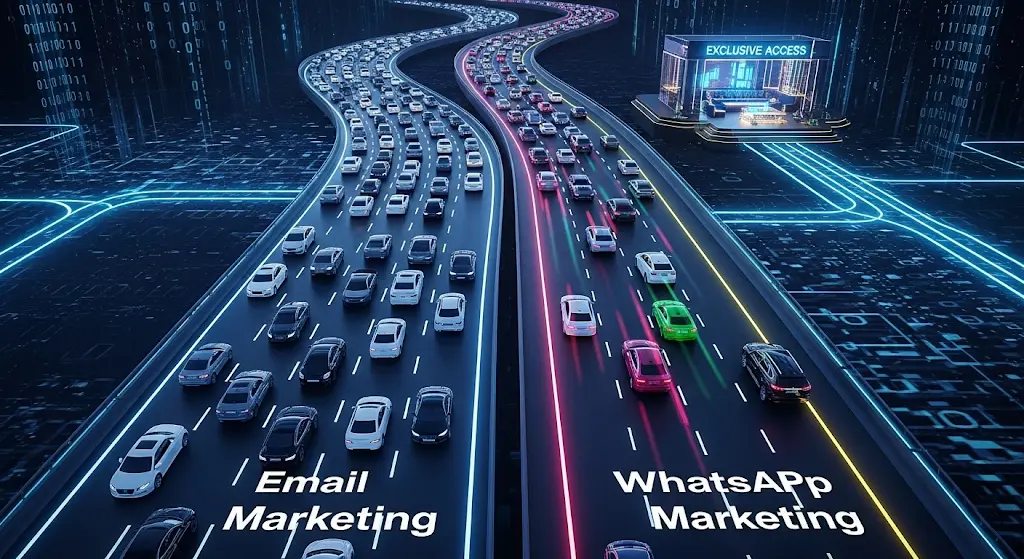 Diferencia WhatsApp y email marketing
